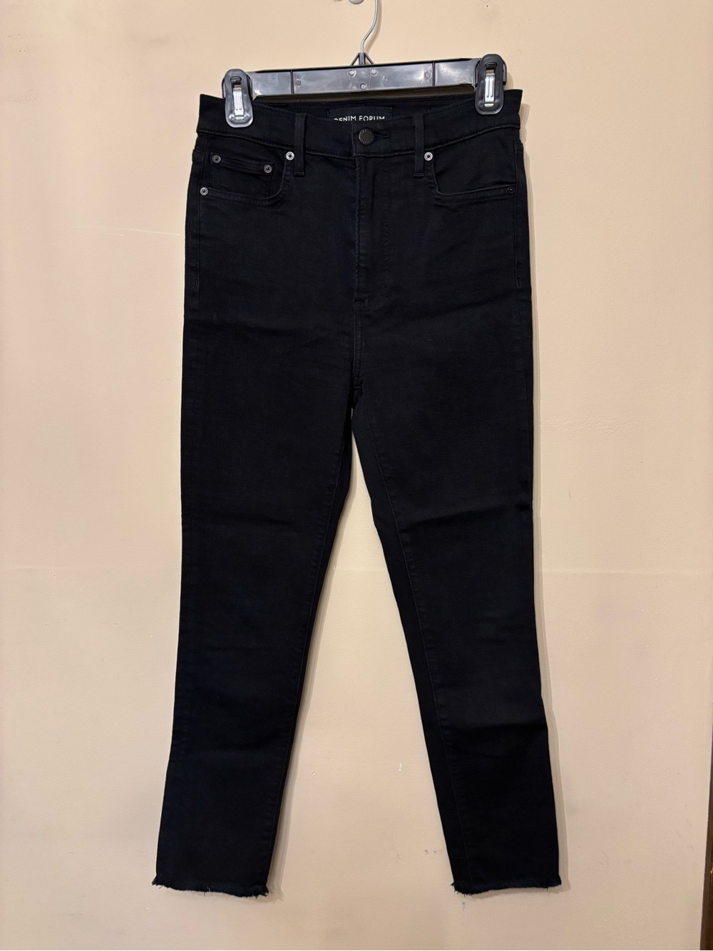 Denim Forum Lola High Rise Skinny Crop